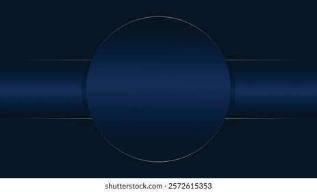 Blue abstract background with gradation color. Dark blue background vector design.