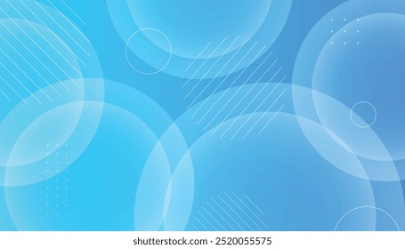 Blauer abstrakter Hintergrund, blaue Abstufungen, Kreis-Effekt-Stil. moderner Hintergrund. minimaler geometrischer Hintergrund. Visitenkarten, Banner. Vektorgrafik