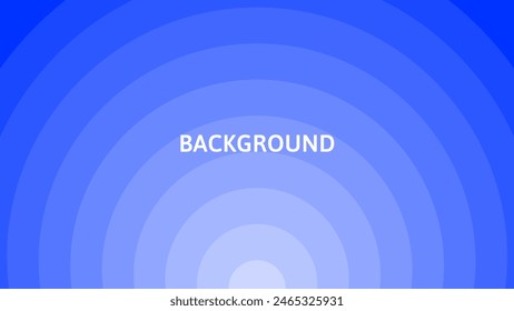Blue abstract background with gradient rounds. Blended overlay pattern