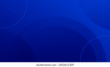 Blue abstract background.  blue gradient vanishing circles. Vector abstract modern graphic design for template, poster, wallpaper, flyer, banner