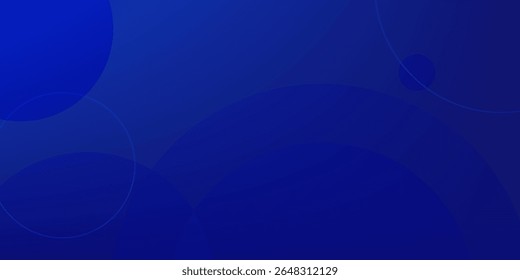 Blue abstract background.  blue gradient vanishing circles. Vector abstract modern graphic design for template, poster, wallpaper, flyer, banner