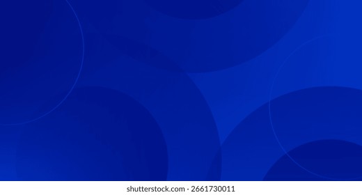 Blue abstract background.  blue gradient vanishing circles. Vector abstract modern graphic design for template, poster, wallpaper, flyer, banner