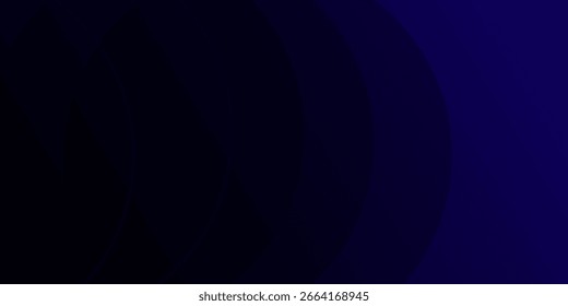 Blue abstract background.  blue gradient vanishing circles. Vector abstract modern graphic design for template, poster, wallpaper, flyer, banner