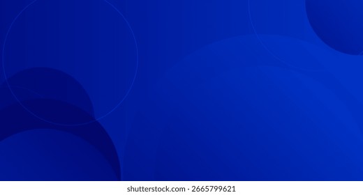 Blue abstract background. blue gradient vanishing circles. Vector abstract modern graphic design for template, poster, wallpaper, flyer, banner