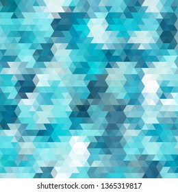 blue abstract background. Hexagon vector pattern. polygonal style