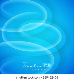 Blue abstract background.The illustration contains transparency and effects. EPS10
