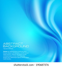 Blue abstract background.The illustration contains transparency and effects.