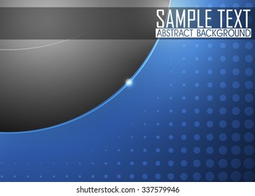 Blue abstract background illustration. Ready for work with banner, site or business card. 