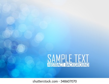 Blue abstract background illustration. Template for business card or banner 
