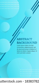 Ilustración de fondo azul abstracta diseño vectorial para smartphone de fondo 