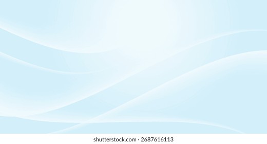 Blaues abstraktes Hintergrundlinienlicht. Vektorgrafik