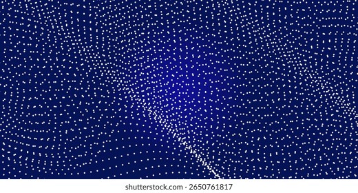 Fundo abstrato azul com ondas de linha e variação de gradiente. Adequado para sites de fundo da interface do usuário bom moderno