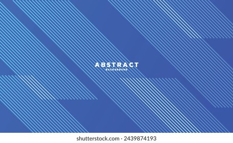 Blue abstract background with lines