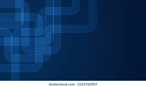 Fondo abstracto azul con líneas