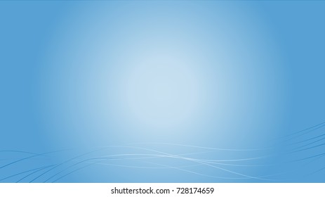 Blue abstract background with lines