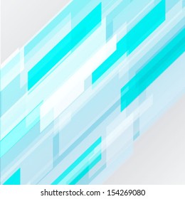 Blue Abstract Background with Lines and Shapes | Design Layout for Your Business