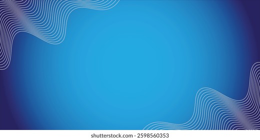 blue abstract background. abstract background with lines. white geometric shape. Dynamic shapes composition with lines simple