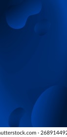 Plano de fundo abstrato azul com formas líquidas no Design de Gradiente do Espaço de Cópia