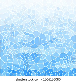 blue abstract background made of pebbles. presentation template for a construction company