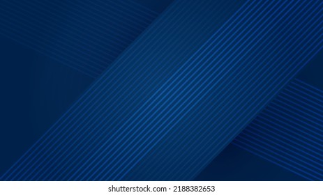 Blauer abstrakter Hintergrund mit moderner Corporate Technology Konzeptpräsentation oder Bannerdesign. Vektorgrafik