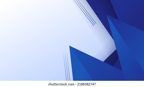 Blue abstract background with modern corporate technology concept presentation or banner design. Vector illustration
