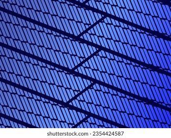 Blauer abstrakter Hintergrund mit modernem Unternehmenskonzept. Vektorhorizontales Template für Digital Lux Business Banner, zeitgenössische formelle Einladung, Luxusgutschein, renommiertes Geschenkgutschein.