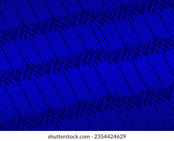 Blue abstract background with modern corporate concept. Vector horizontal template for digital lux business banner, contemporary formal invitation, luxury voucher, prestigious gift certificate.