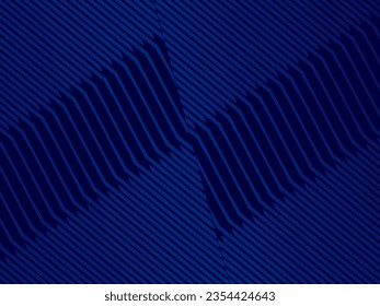 Blue abstract background with modern corporate concept. Vector horizontal template for digital lux business banner, contemporary formal invitation, luxury voucher, prestigious gift certificate.