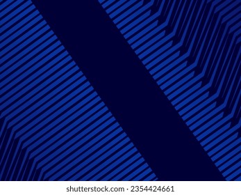 Blue abstract background with modern corporate concept. Vector horizontal template for digital lux business banner, contemporary formal invitation, luxury voucher, prestigious gift certificate.