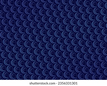Blue abstract background with modern corporate concept. Vector horizontal template for digital lux business banner, contemporary formal invitation, luxury voucher, prestigious gift certificate.