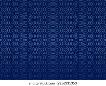 Blue abstract background with modern corporate concept. Vector horizontal template for digital lux business banner, contemporary formal invitation, luxury voucher, prestigious gift certificate.