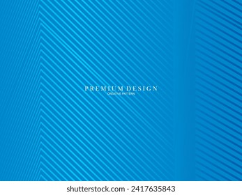 Blue abstract background with modern corporate concept. Garadien line pattern. Vector horizontal template for digital luxury business banner, contemporary formal invitation, certificate, etc.