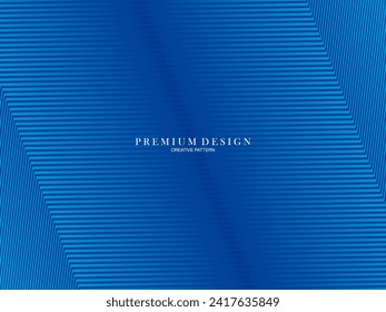 Blue abstract background with modern corporate concept. Garadien line pattern. Vector horizontal template for digital luxury business banner, contemporary formal invitation, certificate, etc.