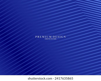 Blue abstract background with modern corporate concept. Garadien line pattern. Vector horizontal template for digital luxury business banner, contemporary formal invitation, certificate, etc.