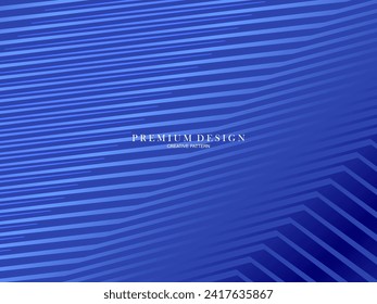 Blue abstract background with modern corporate concept. Garadien line pattern. Vector horizontal template for digital luxury business banner, contemporary formal invitation, certificate, etc.