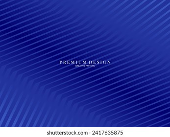 Blue abstract background with modern corporate concept. Garadien line pattern. Vector horizontal template for digital luxury business banner, contemporary formal invitation, certificate, etc.