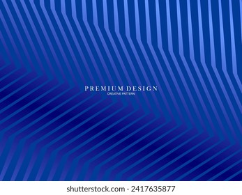 Blue abstract background with modern corporate concept. Garadien line pattern. Vector horizontal template for digital luxury business banner, contemporary formal invitation, certificate, etc.