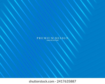 Blue abstract background with modern corporate concept. Garadien line pattern. Vector horizontal template for digital luxury business banner, contemporary formal invitation, certificate, etc.