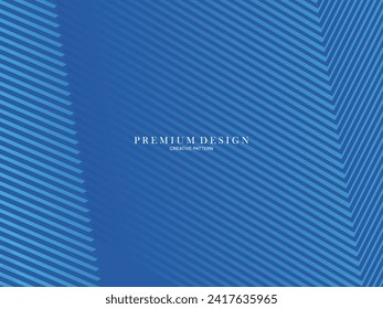 Blue abstract background with modern corporate concept. Garadien line pattern. Vector horizontal template for digital luxury business banner, contemporary formal invitation, certificate, etc.