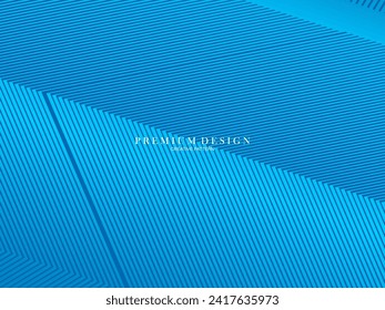 Blue abstract background with modern corporate concept. Garadien line pattern. Vector horizontal template for digital luxury business banner, contemporary formal invitation, certificate, etc.