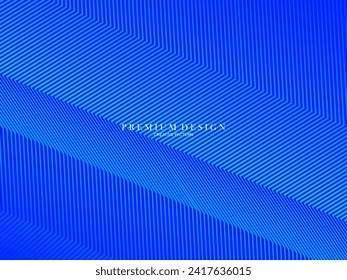 Blue abstract background with modern corporate concept. Garadien line pattern. Vector horizontal template for digital luxury business banner, contemporary formal invitation, certificate, etc.