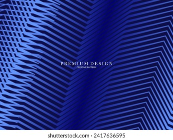 Blue abstract background with modern corporate concept. Garadien line pattern. Vector horizontal template for digital luxury business banner, contemporary formal invitation, certificate, etc.