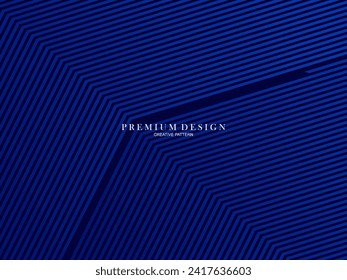 Blue abstract background with modern corporate concept. Garadien line pattern. Vector horizontal template for digital luxury business banner, contemporary formal invitation, certificate, etc.