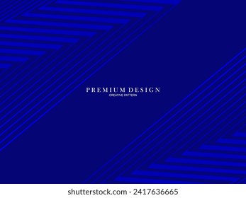 Blue abstract background with modern corporate concept. Garadien line pattern. Vector horizontal template for digital luxury business banner, contemporary formal invitation, certificate, etc.