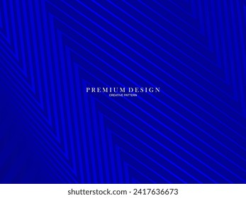 Blue abstract background with modern corporate concept. Garadien line pattern. Vector horizontal template for digital luxury business banner, contemporary formal invitation, certificate, etc.