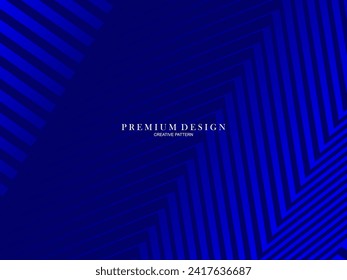 Blue abstract background with modern corporate concept. Garadien line pattern. Vector horizontal template for digital luxury business banner, contemporary formal invitation, certificate, etc.