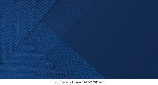 Blue abstract background with modern corporate technology concept presentation or banner design. Vector illustration.eps10