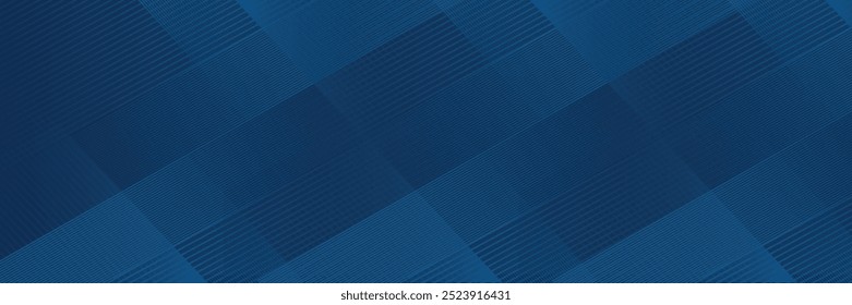 Blauer abstrakter Hintergrund mit moderner Unternehmenstechnologie-Konzeptpräsentation oder Bannerdesign. Vektorgrafik.eps10