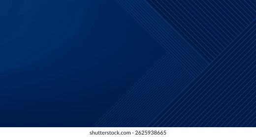Blue abstract background with modern corporate technology concept presentation or banner design. Vector illustration.eps10