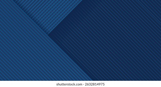 Blue abstract background with modern corporate technology concept presentation or banner design. Vector illustration.eps10